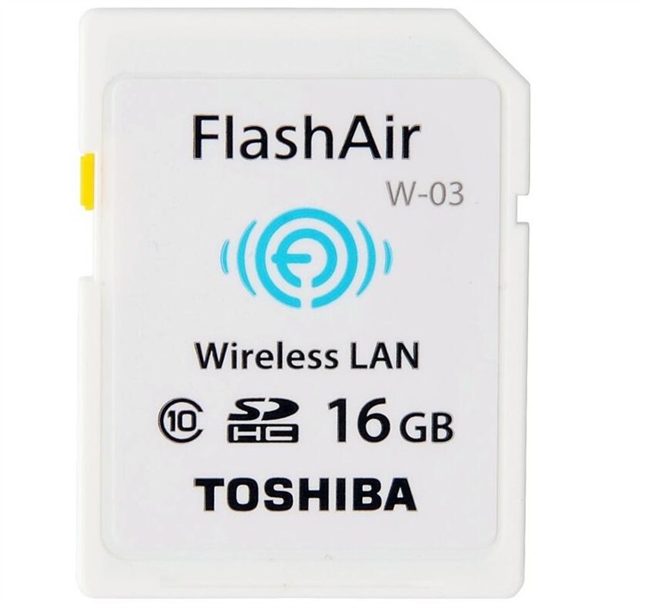 無線傳輸利器 16GB東芝FlashAir SD卡僅售129元，數碼交換更便捷